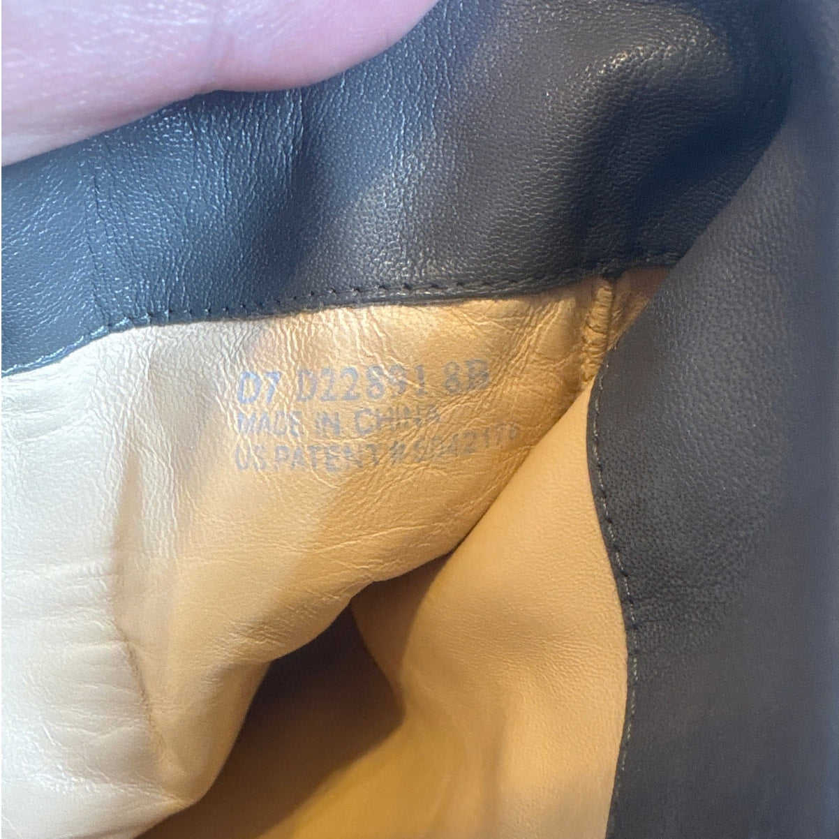 Cole Haan Nike Air brown leather suede knee high heeled buckle boots SIZE 8