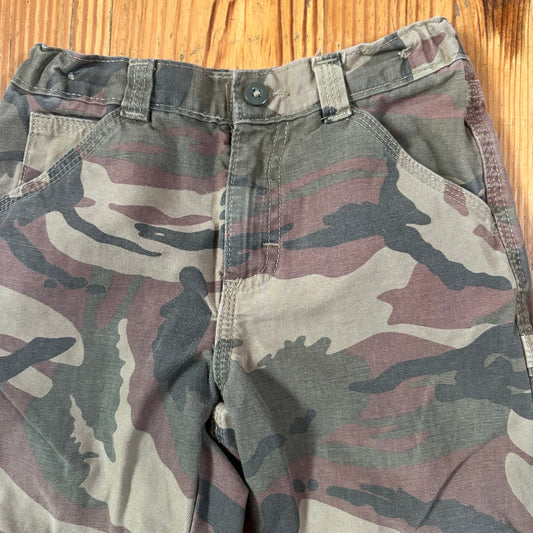 Camo army green cotton cargo toddler pants SIZE 4T