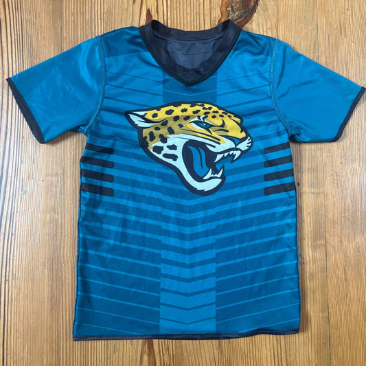 Jacksonville Jaguars black green reversible youth flag football jersey SIZE M
