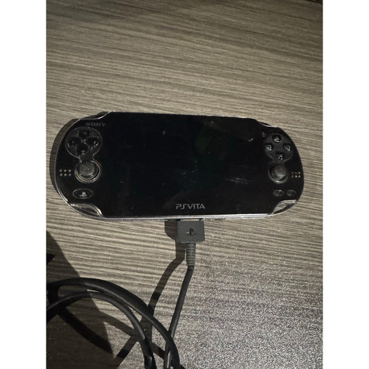 PS Vita BLACK SONY PSP with Travel Hard Case and Charger