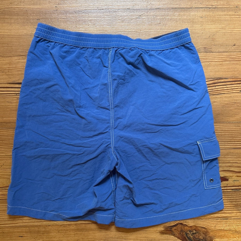 Polo Ralph Lauren royal blue elastic tie waist mens swim trunks SIZE XL
