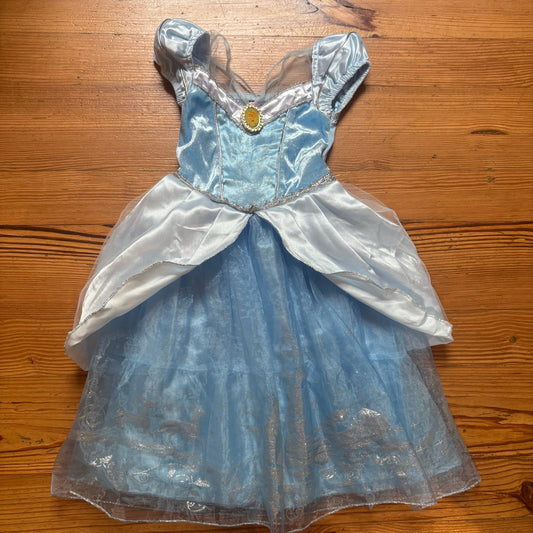 Disney Store blue Cinderella princess toddler gown dress SIZE 2-3