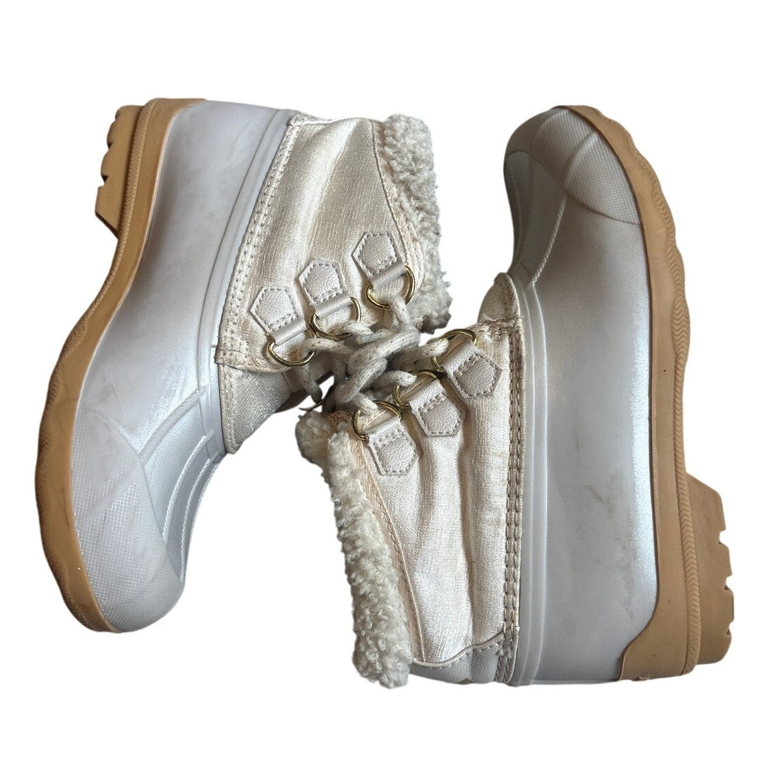Sperry Saltwater alpine rubber sole faux fur youth duck rain boots SIZE 3M