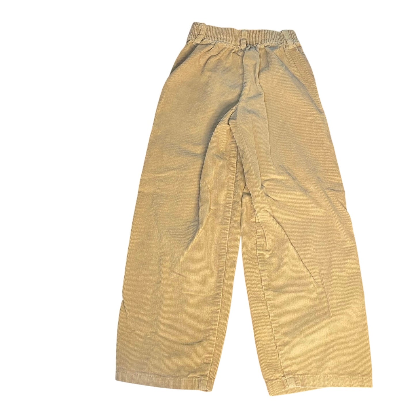 J. Khaki beige corduroy elastic waistband straight leg pants SIZE 6