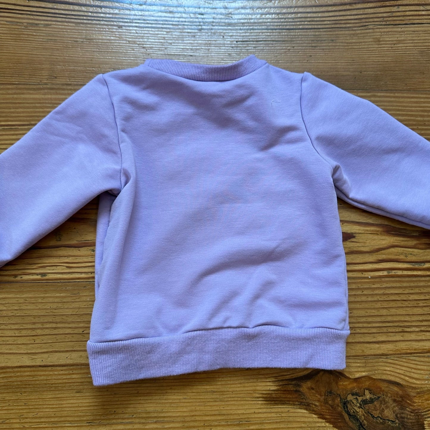 Shein purple Boo Witches Halloween embroidered crew sweater SIZE 2