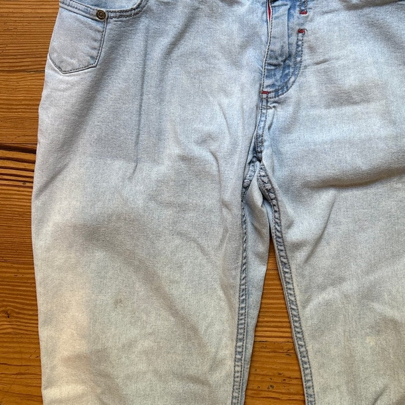 Ecko Red y2k light wash denim low rise straight leg jeans SIZE 13