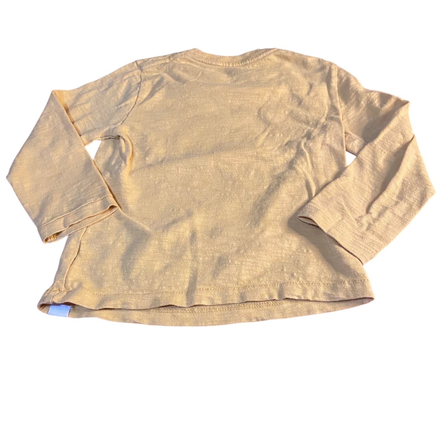 Gap yellow polar bear eating pizza winter long sleeve shirt SIZE 3