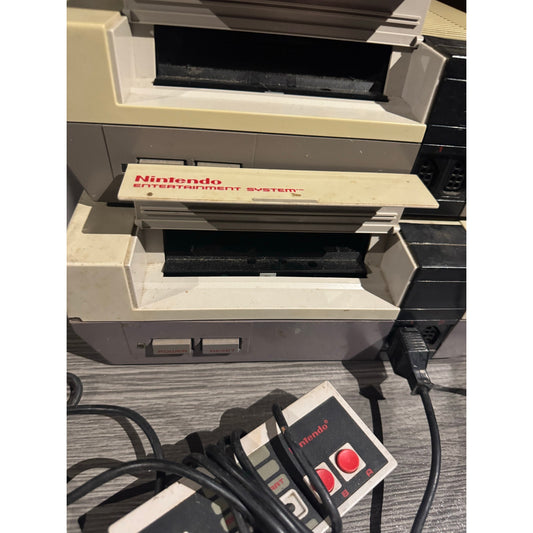 Nintendo NES System Console x2 both Untested