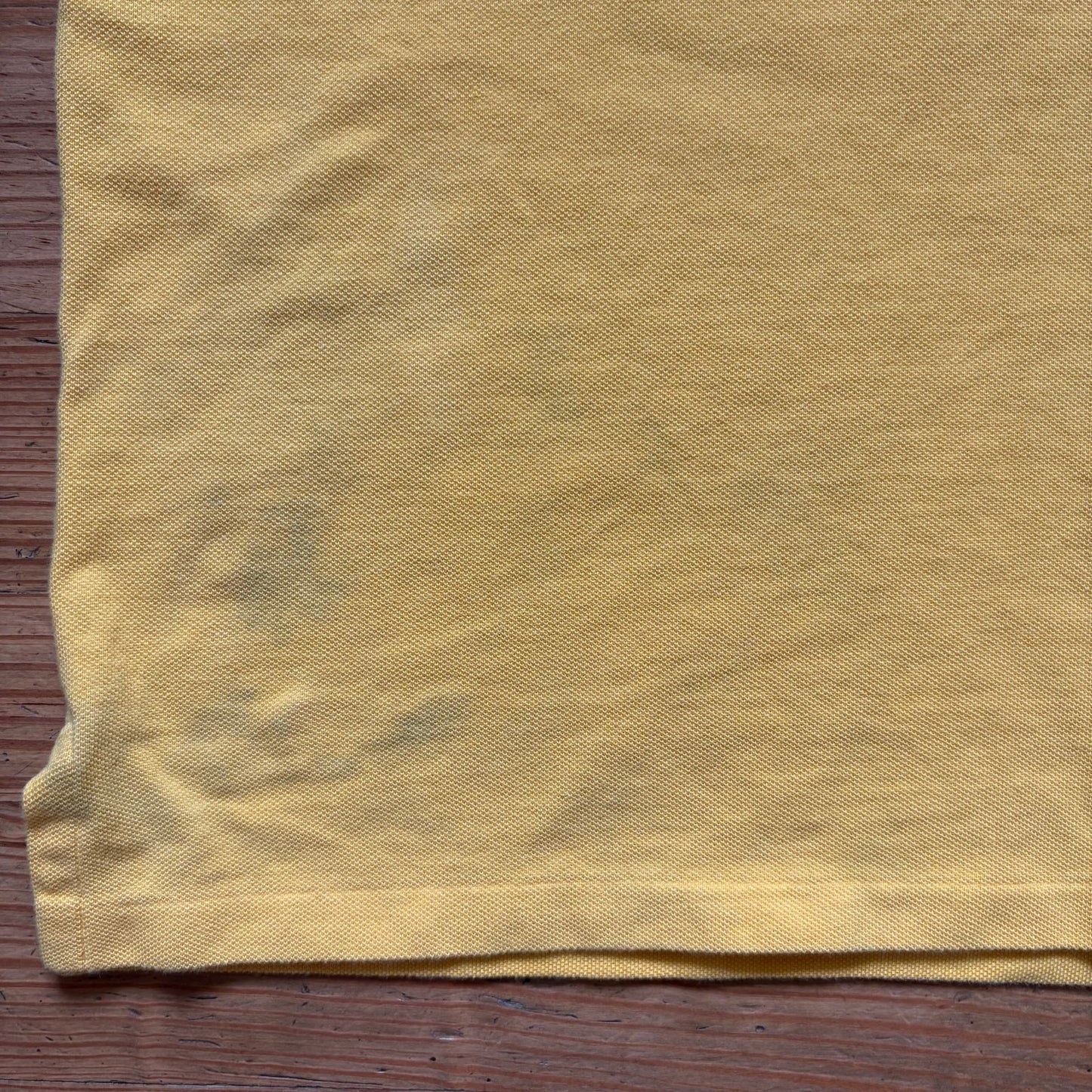 Polo Ralph Lauren yellow navy pony short sleeve polo shirt SIZE M