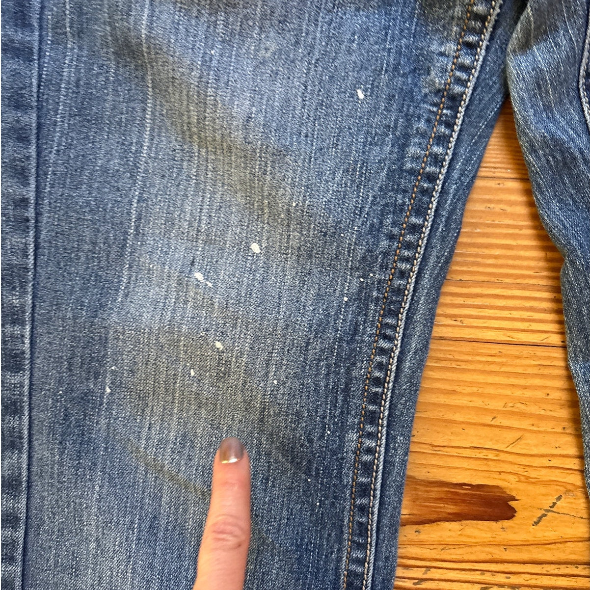 Paris Blues y2k 90s medium wash low rise straight leg denim jeans SIZE 9