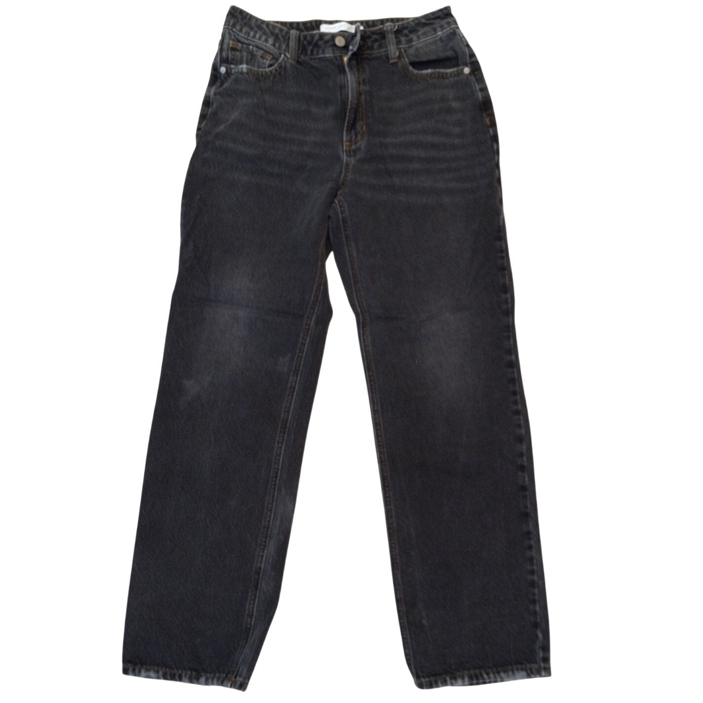 Altar'd State black wash denim straight leg cotton jeans SIZE 27