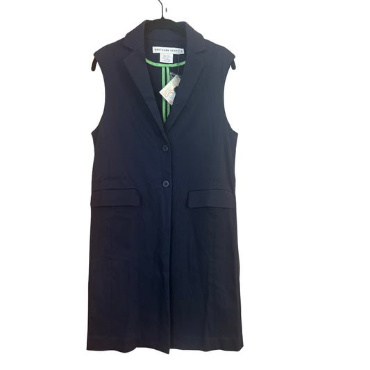 NWT Gretchen Scott Banker's dark blue sleeveless long vest SIZE XS