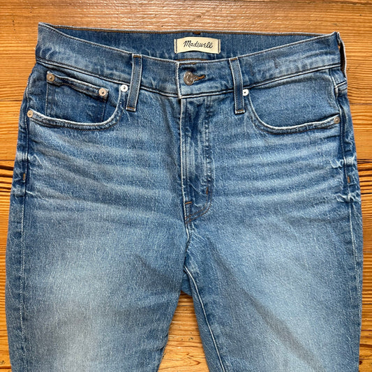 Madewell medium wash mid rise perfect vintage womens jean SIZE 28