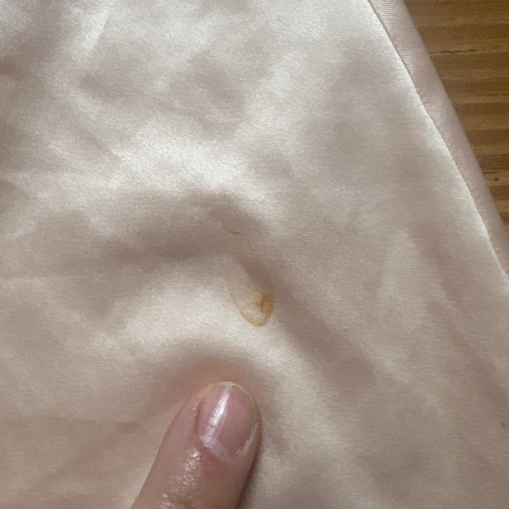 Auden blush pink sheer lace adjustable strap intimates slip dress SIZE M