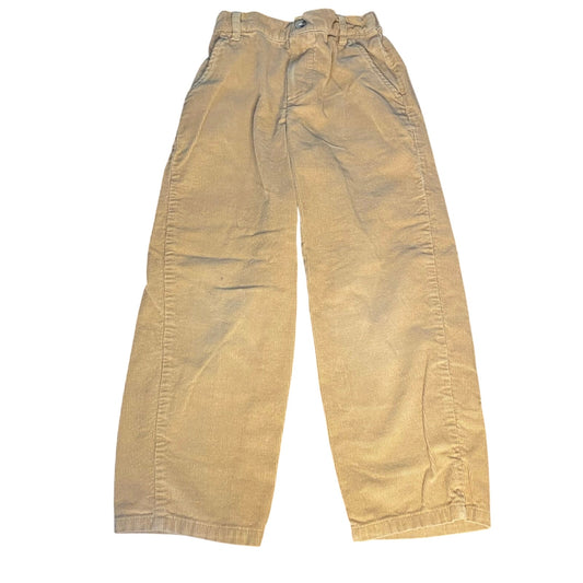 J. Khaki beige corduroy elastic waistband straight leg pants SIZE 6