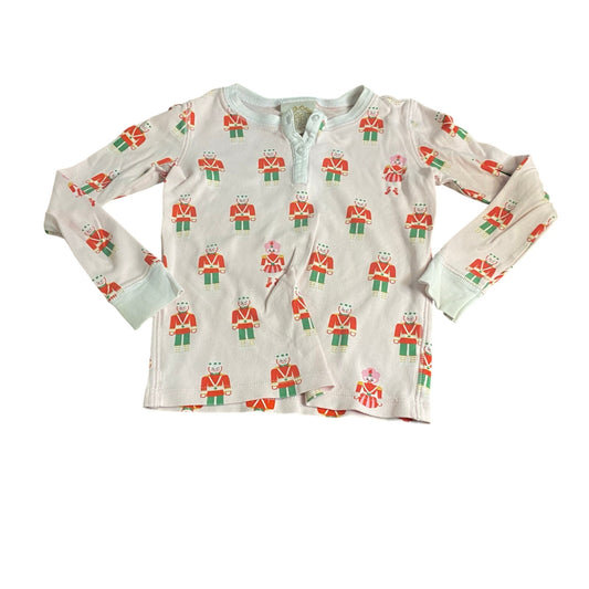 The Beaufort Bonnet Company light pink Christmas Nutcracker pajama top SIZE 6