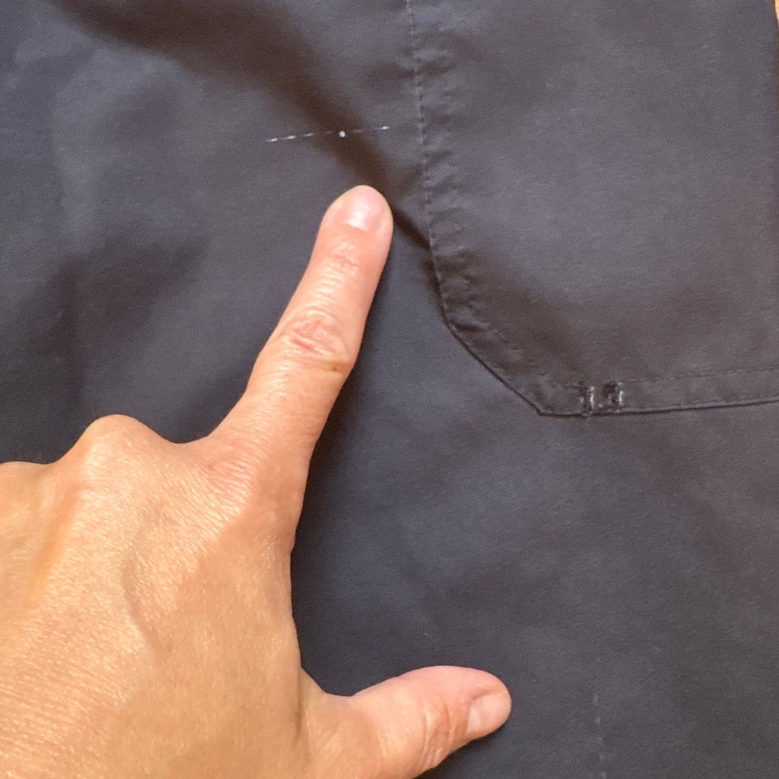 DC y2k black white logo tie waist mens shorts SIZE 30