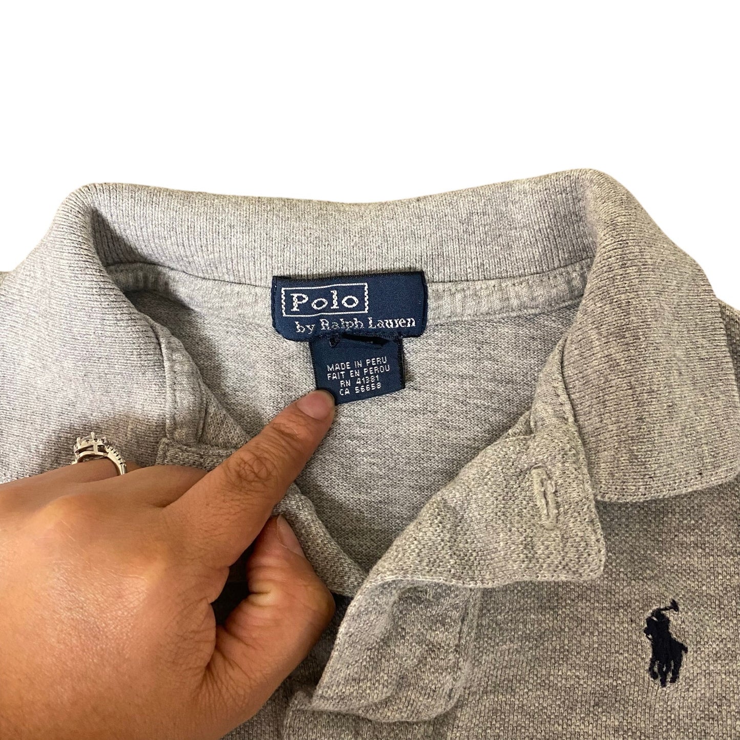 Polo Ralph Lauren gray short sleeve polo shirt SIZE 3T