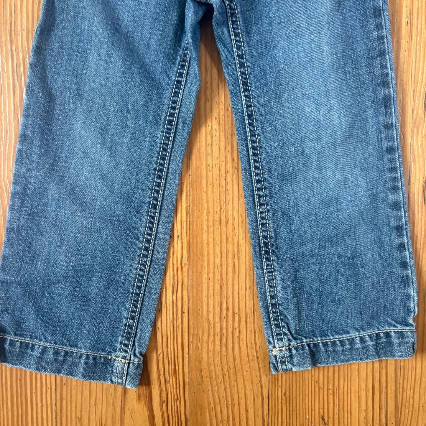 Gymboree 90s jean purple  floral embroidered adjustable toddler jeans SIZE 3T