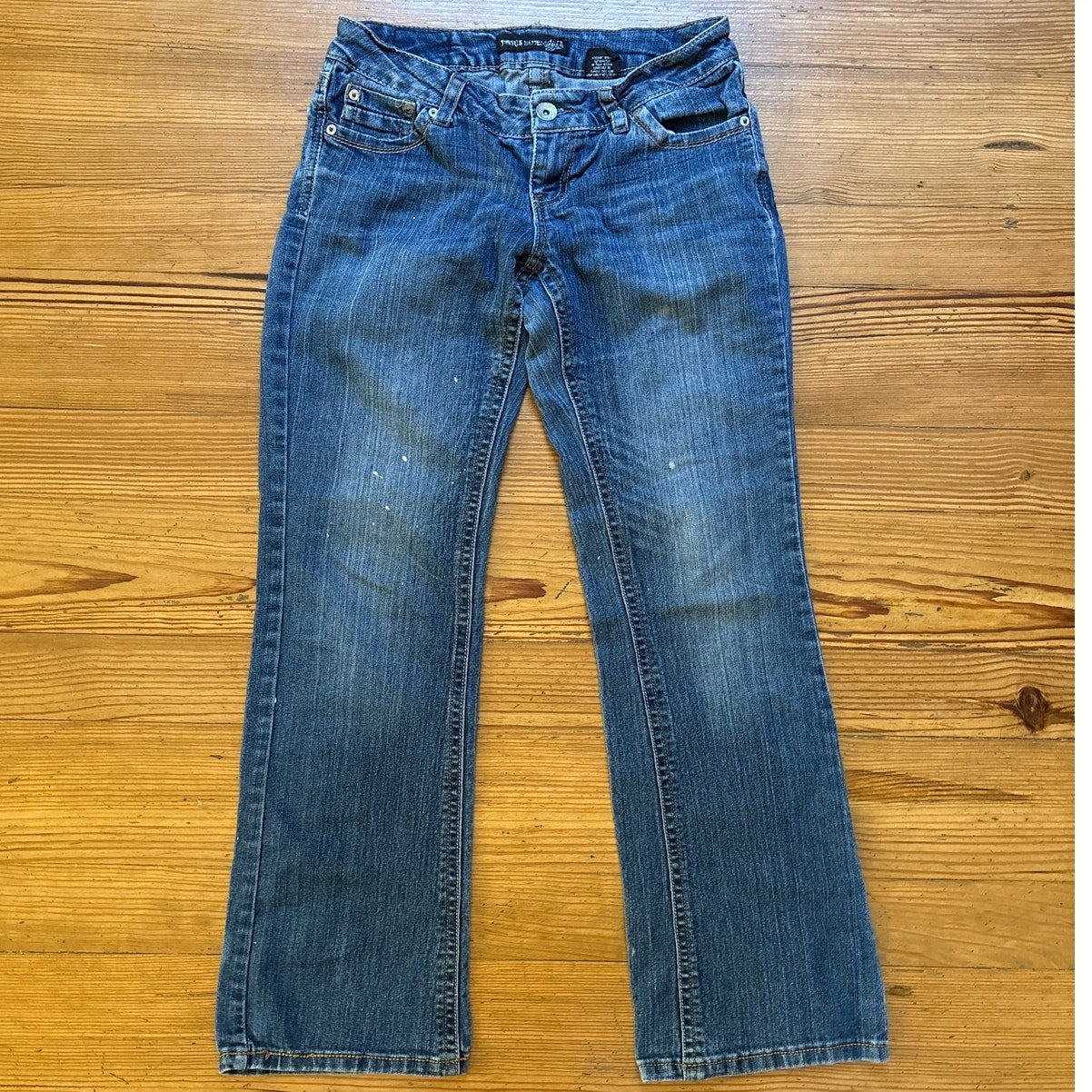 Paris Blues y2k 90s medium wash low rise straight leg denim jeans SIZE 9