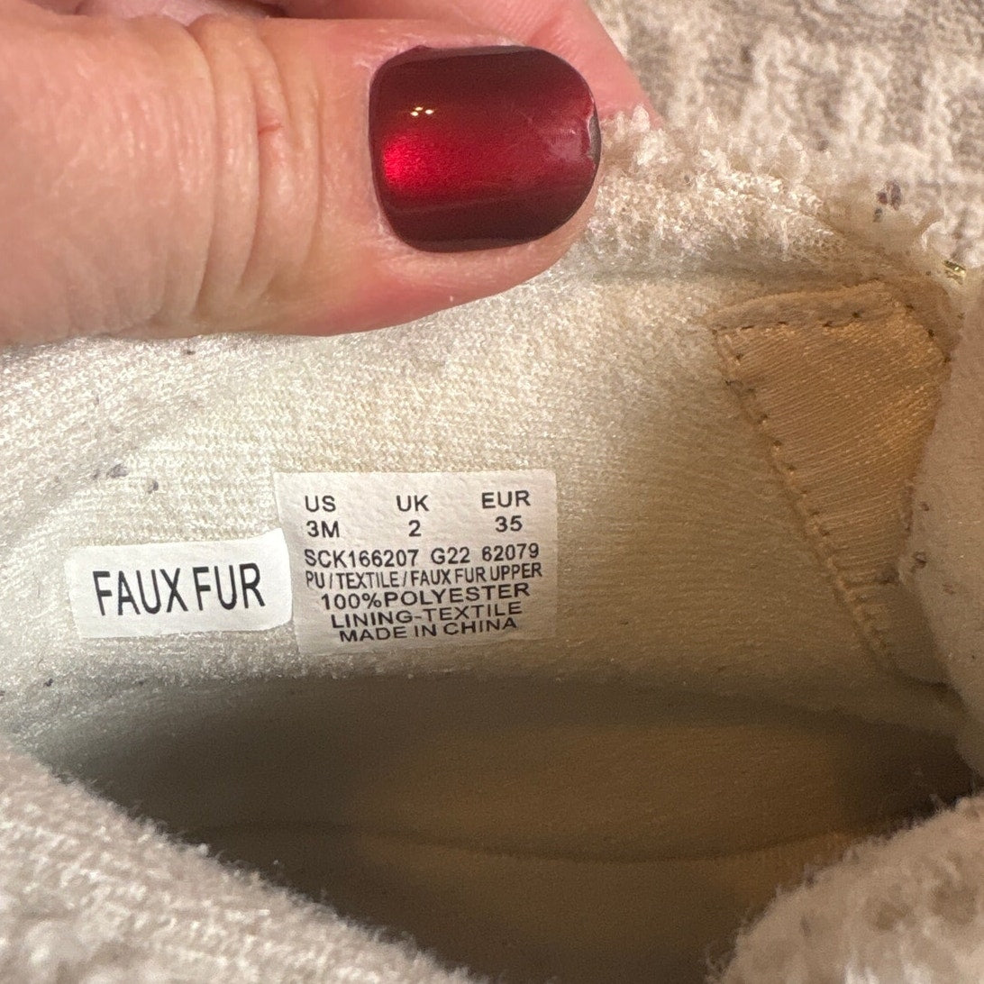 Sperry Saltwater alpine rubber sole faux fur youth duck rain boots SIZE 3M