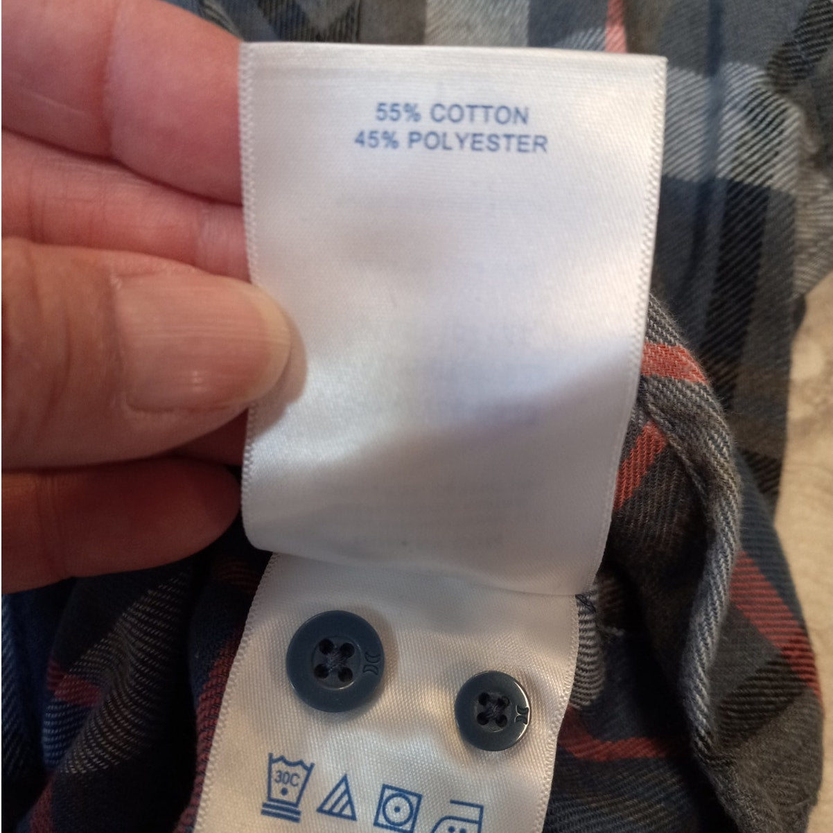 Hurley blue gray plaid hooded button up long sleeve shirt SIZE L