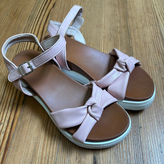 Mia pink white sole platform buckle sandal SIZE 4
