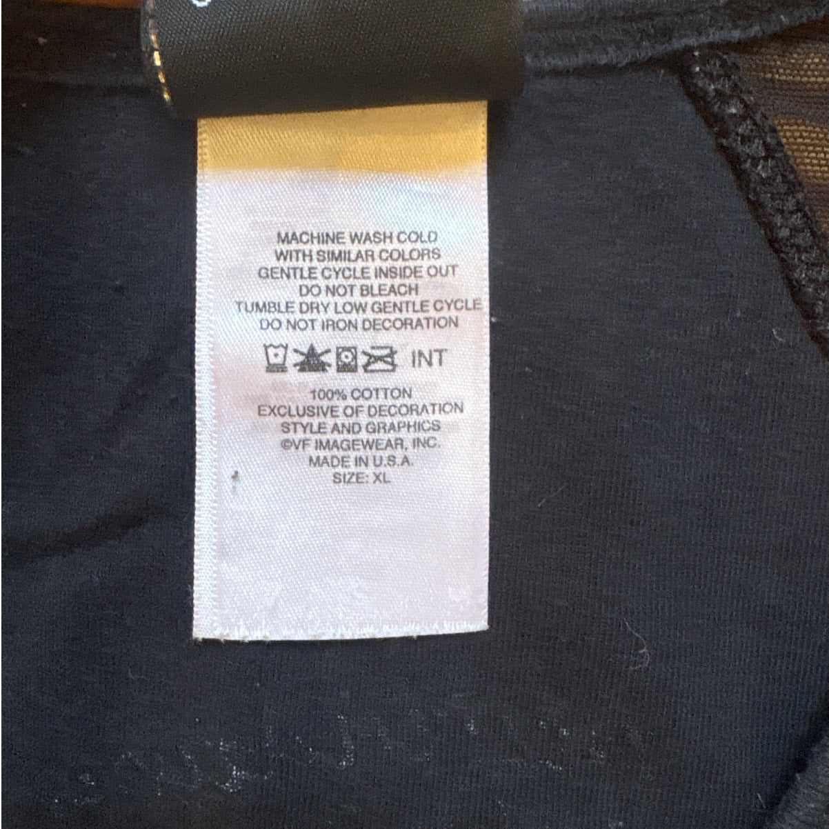 Harley Davidson Tacoma, WA black sheer braided accent shoulder tank SIZE XL