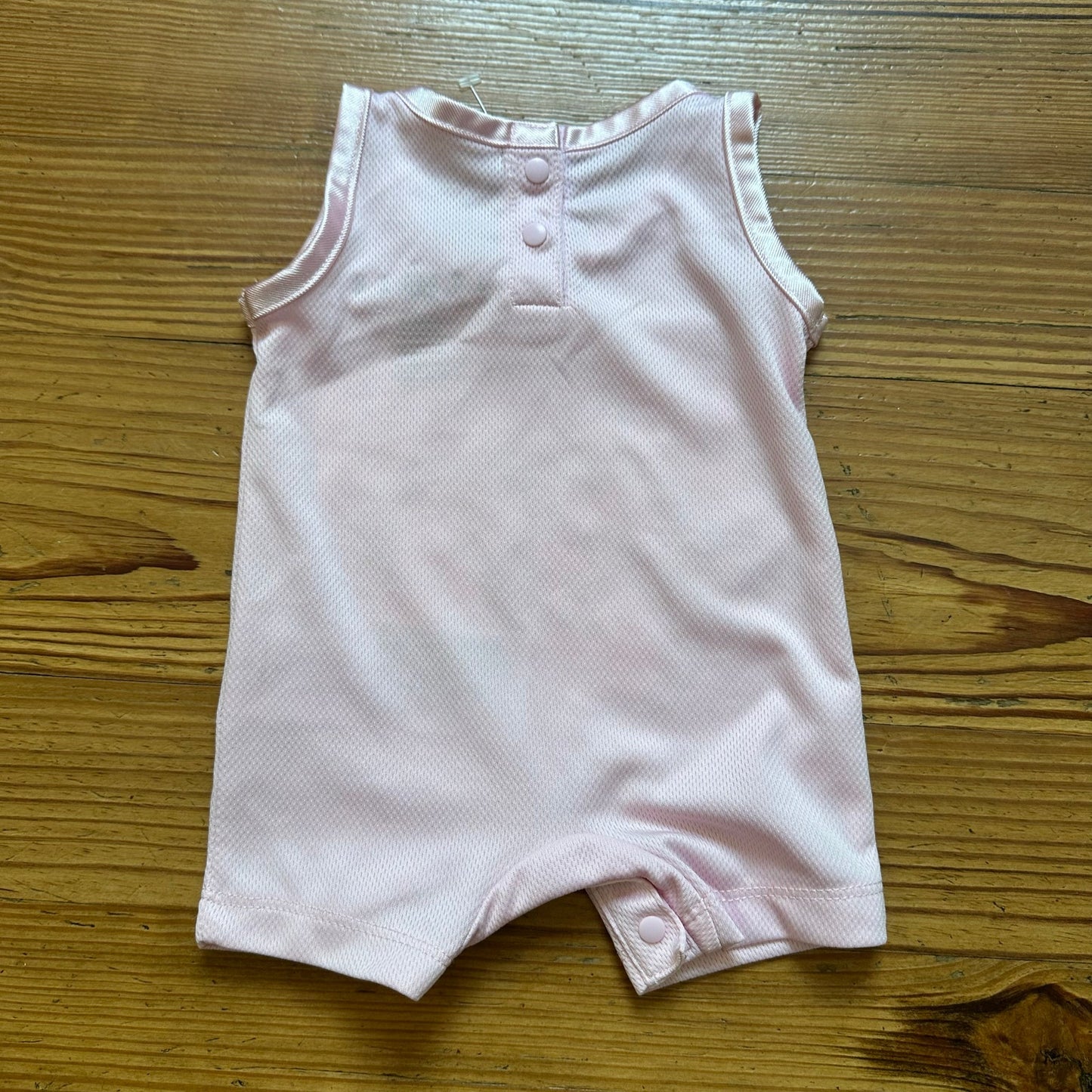 Jordan Air Jordan 23 pink graphic jersey romper one piece SIZE NB