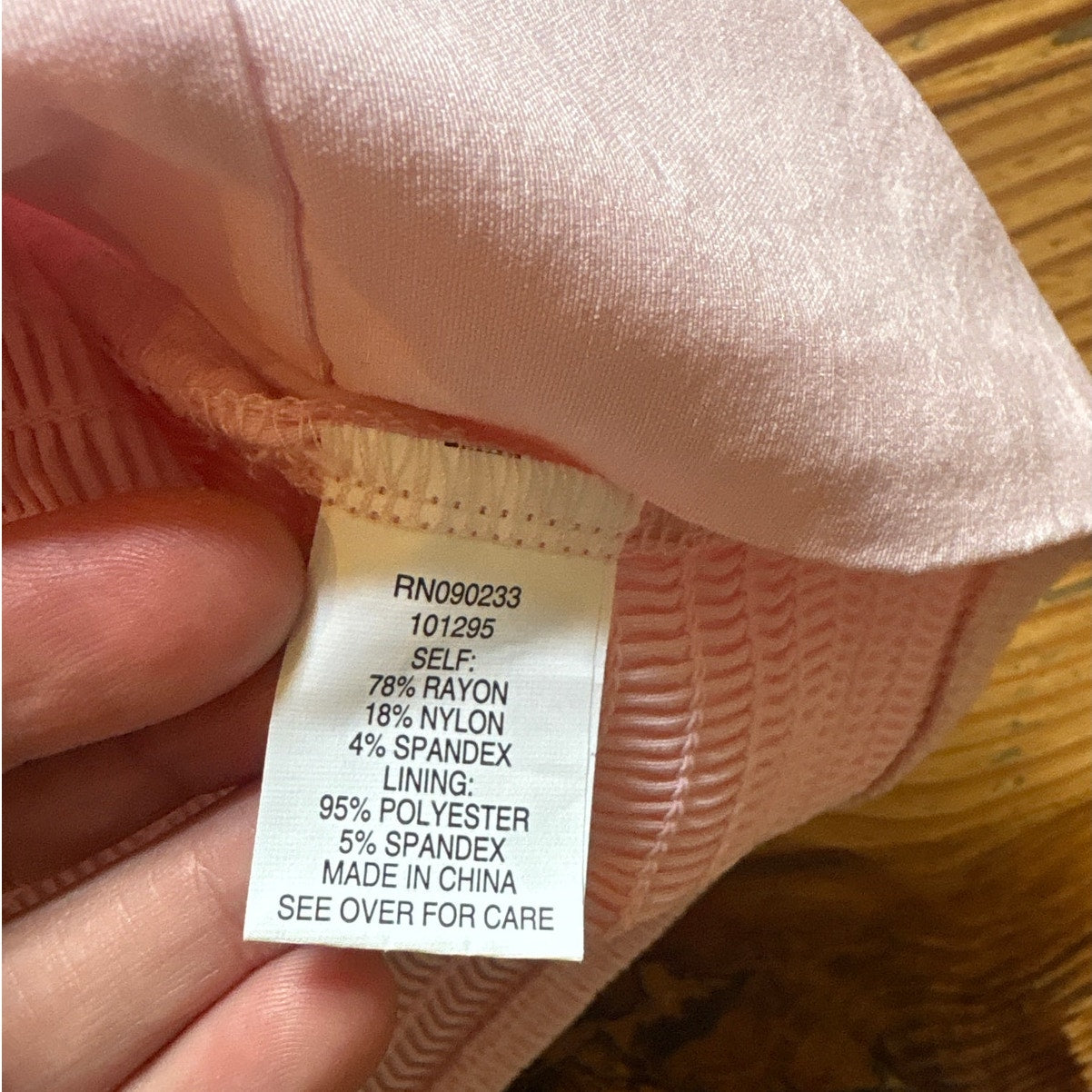 Beverly and Beck light pink corset cami top SIZE M