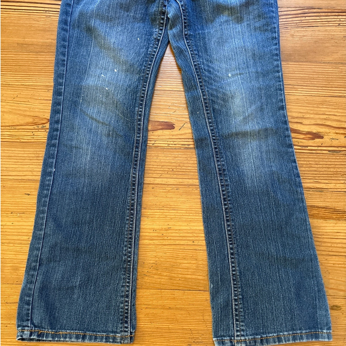 Paris Blues y2k 90s medium wash low rise straight leg denim jeans SIZE 9