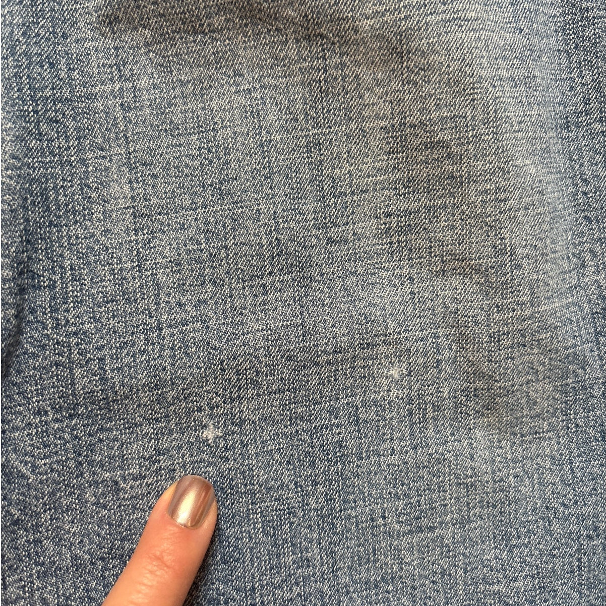 Y2K Lucky Brand Dungarees light wash straight leg cargo denim jeans SIZE 6