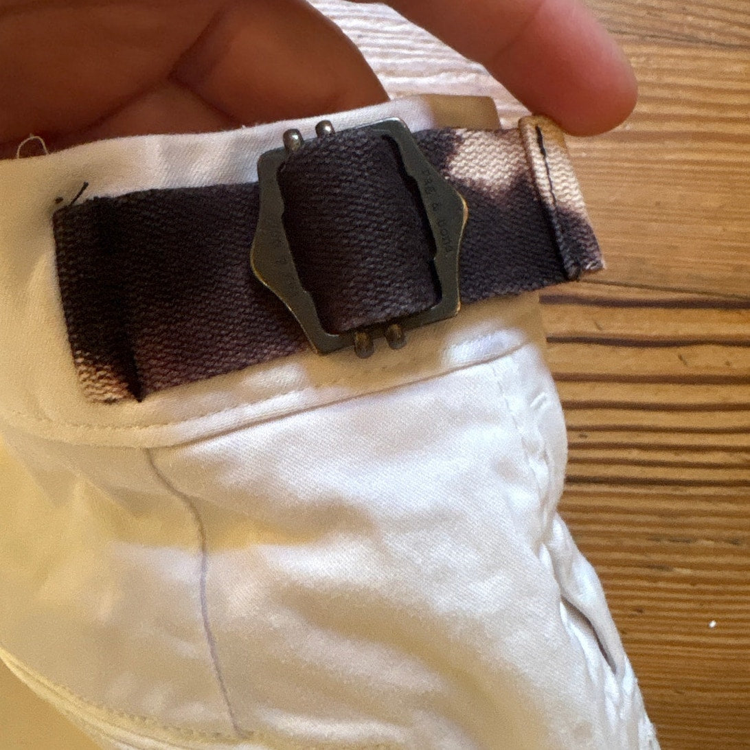 Rag & Bone ivory white button slits pencil skirt SIZE 2