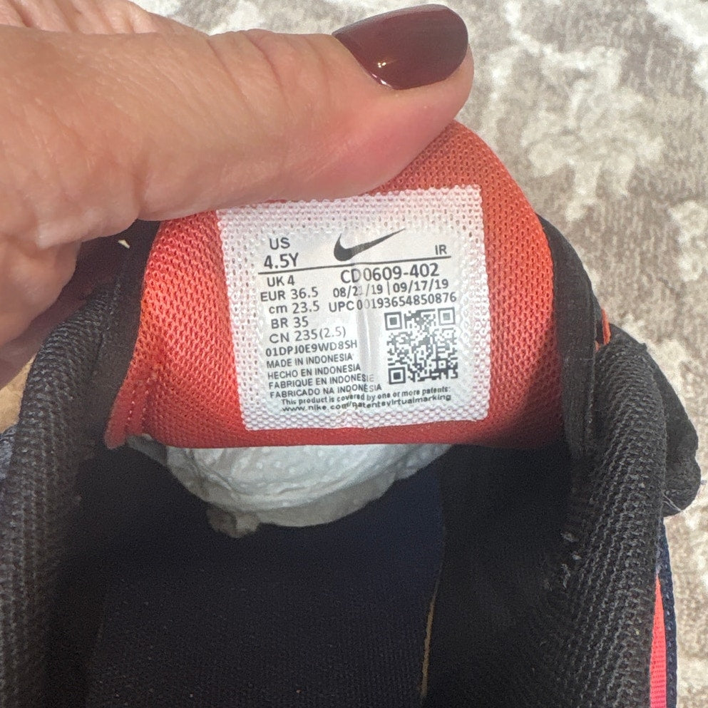 Nike Air Max Plus GS blue purple lace youth sneakers SIZE 4.5