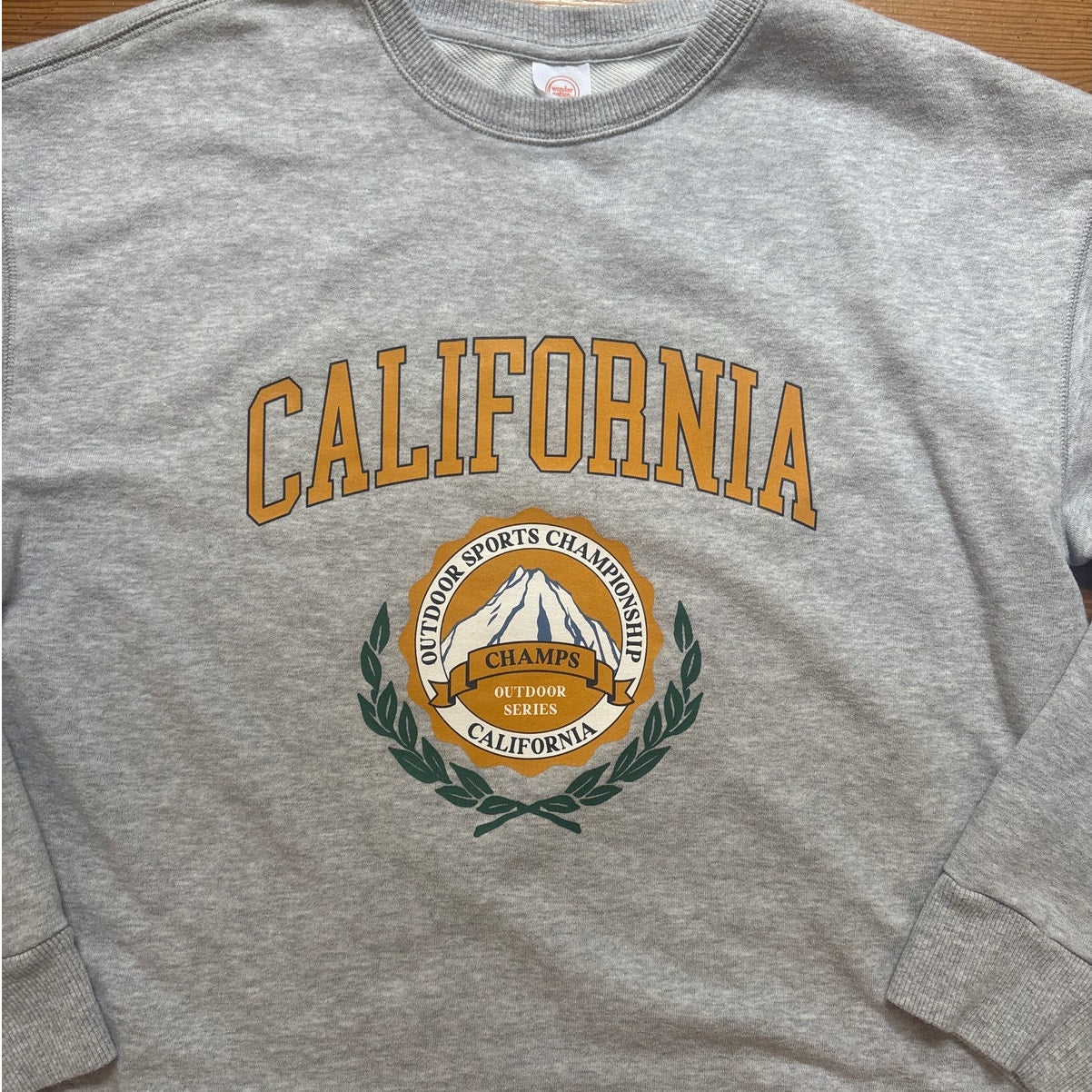 Wild Fable light gray California crew oversized sweater SIZE XXL