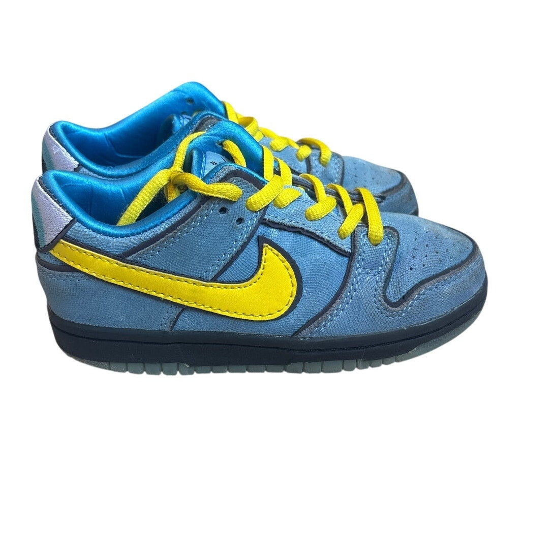 Nike SB Dunk Low Pro Powerpuff girls bubbles blue youth sneakers SIZE 13