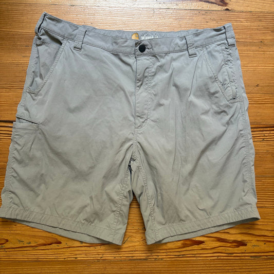 Carhartt light gray relaxed fit mens work shorts SIZE 40