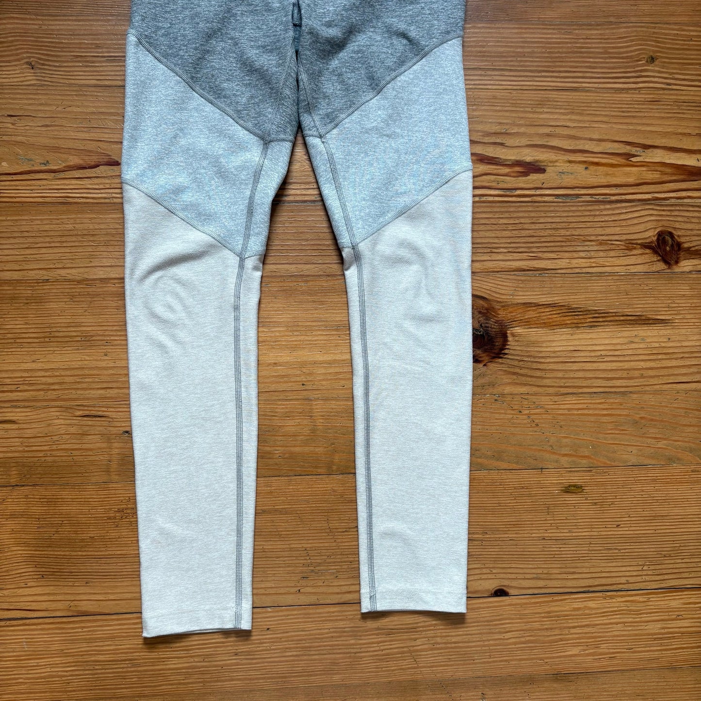 Outdoor Voices gray gradient mid rise full length leggings SIZE S
