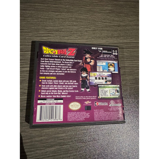 Dragon Ball Z Collectible Card Game Nintendo Game Boy Advance 2002 GBA
