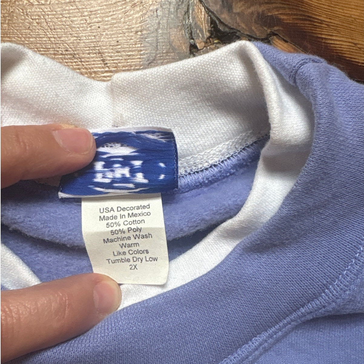 Christmas holiday sparkle embroidered purple crew granny sweatshirt SIZE 2X