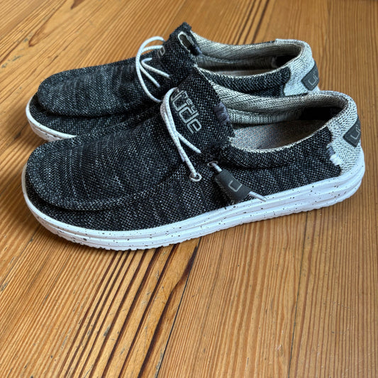 Hey Dude Wally Free gray two tone slip on mens loafer shoe SIZE 8