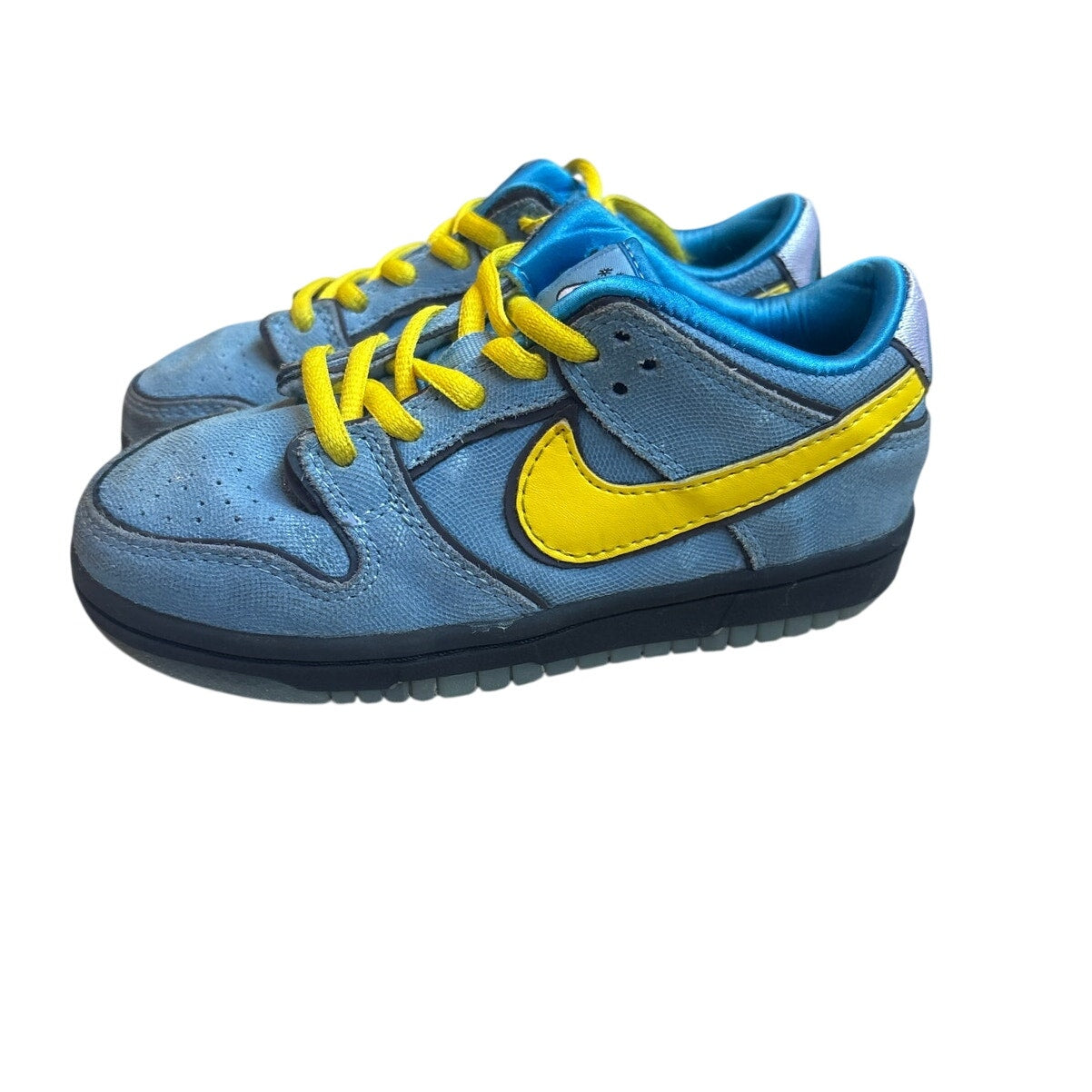 Nike SB Dunk Low Pro Powerpuff girls bubbles blue youth sneakers SIZE 13