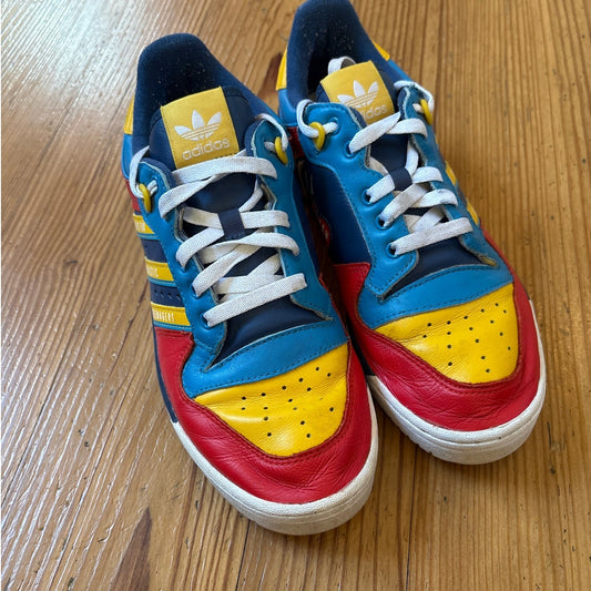 Adidas Rivalry Human Made low top colorful block leather mens sneakers SIZE 8