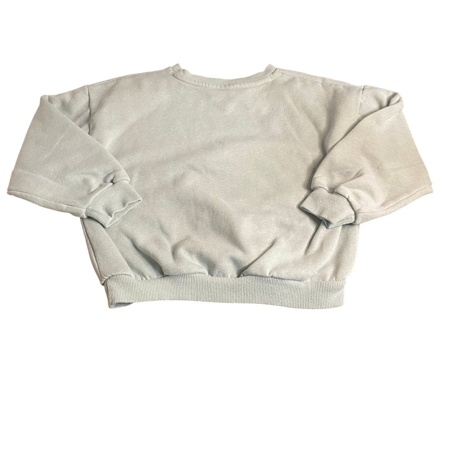 Nike light green embroidered swoosh crew pullover sweatshirt SIZE 6/7