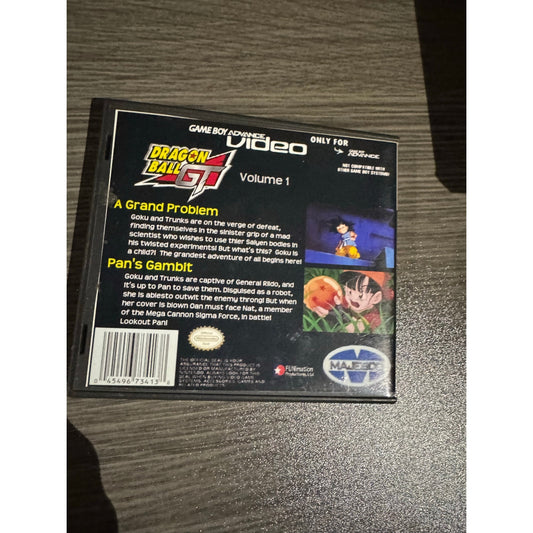 Dragon Ball GT GBA Video Volume 1 (Nintendo Game Boy) Authentic