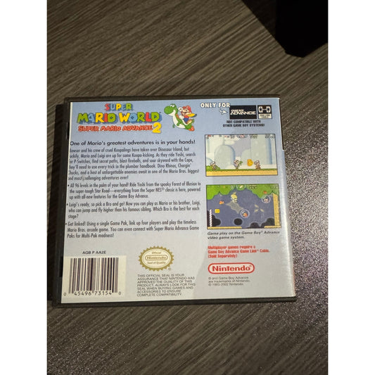 Super Mario Advance 2: Super Mario World (Game Boy Advance GBA) Authentic