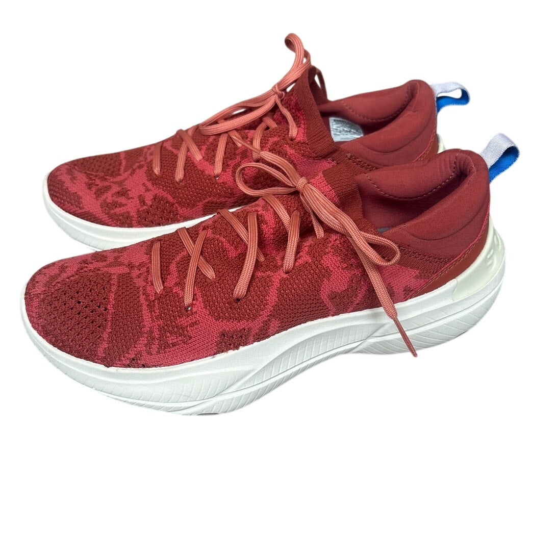 Sorel Explorer Blitz Stride red lace up womens sneakers SIZE 7