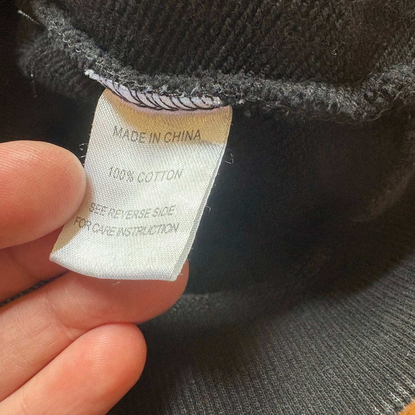 Monat Gear black cropped logo crew sweatshirt SIZE 2XL