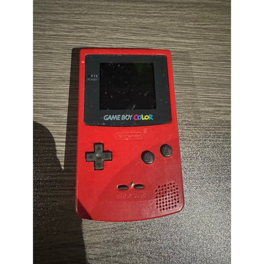 Game Boy Color Red - Not Tested - Parts