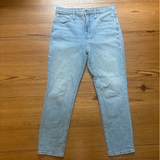 Madewell light wash perfect vintage straight leg SIZE 29